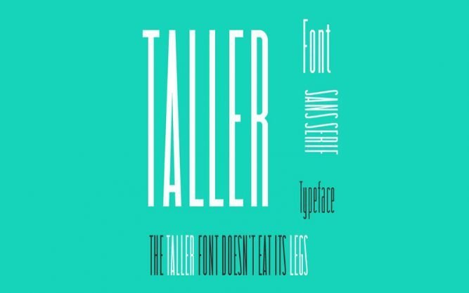 Taller Font Family Free Download