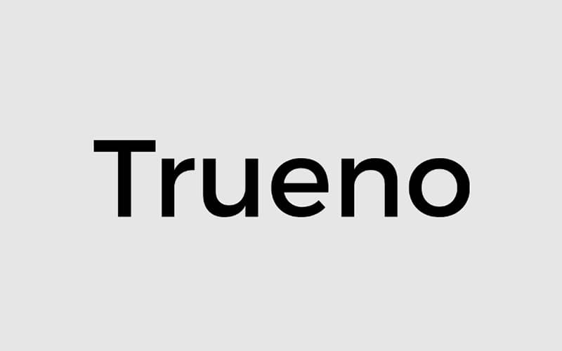 Trueno Font Family Free Download