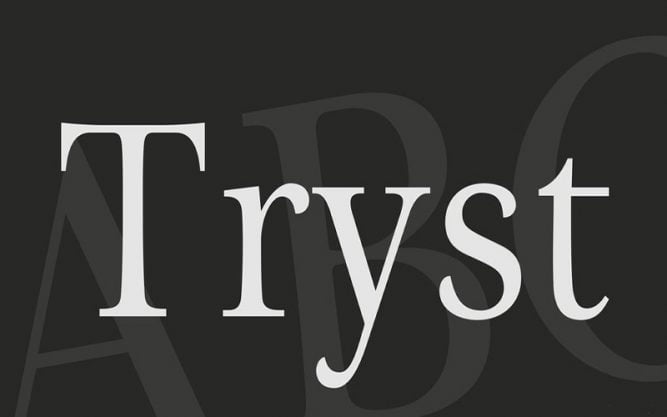 Tryst Font Family Free Download