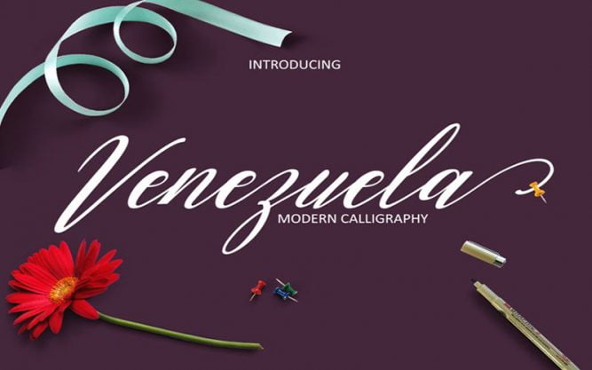 Venezuela Font Family Free Download