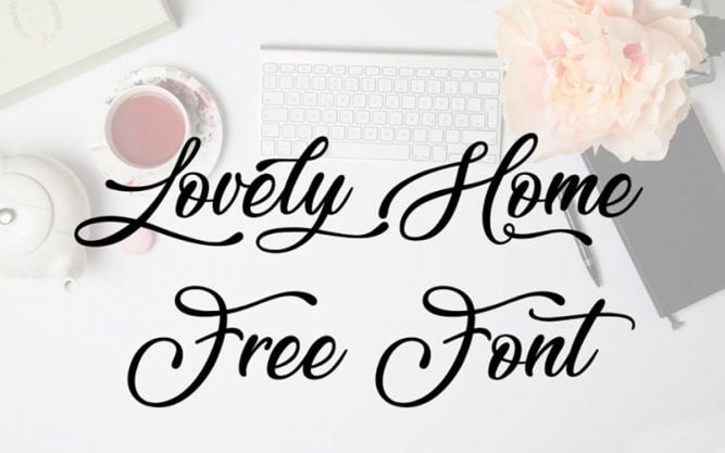 Lovely Home Font Family Free Download