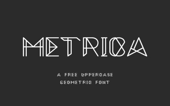 Metrica Font Family Free Download