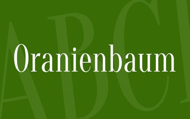 Oranienbaum Font Family Free Download