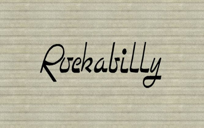Rockabilly Font Family Free Download