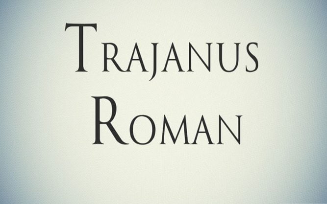 Trajanus Roman Font Family Free Download