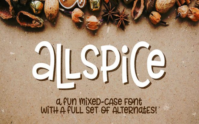 Allspice Font Family Free Download