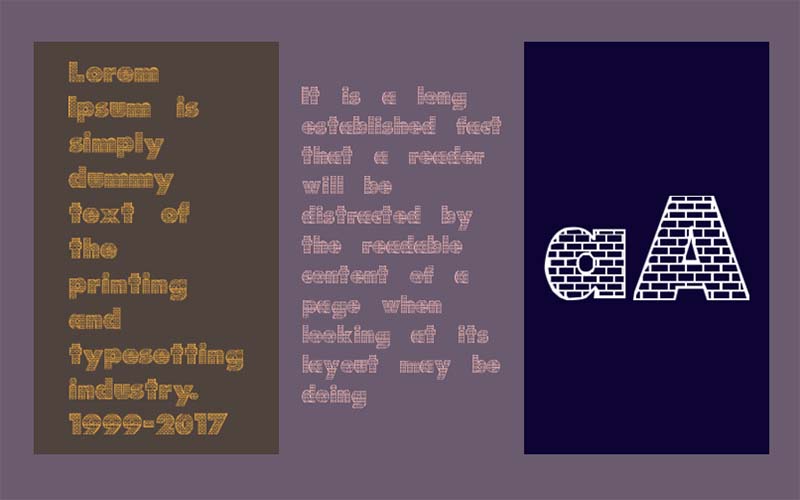Bricks Font Family Free Download