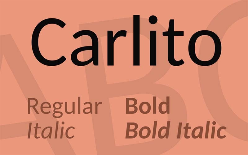 Carlito Font Family Free Download