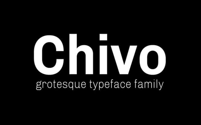 Chivo Font Family Free Download