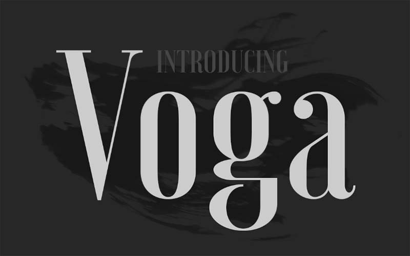 Voga Font Family Free Download