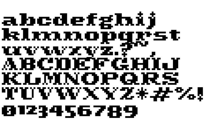 Pixel Cowboy Font Free Family Download