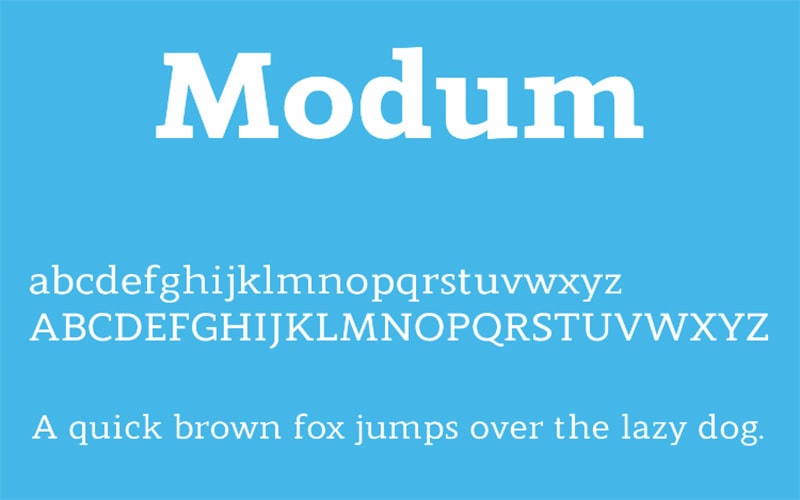 Modum Font Family Download