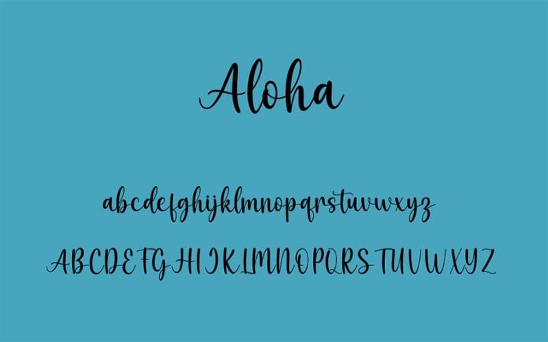 Aloha Font Free Download