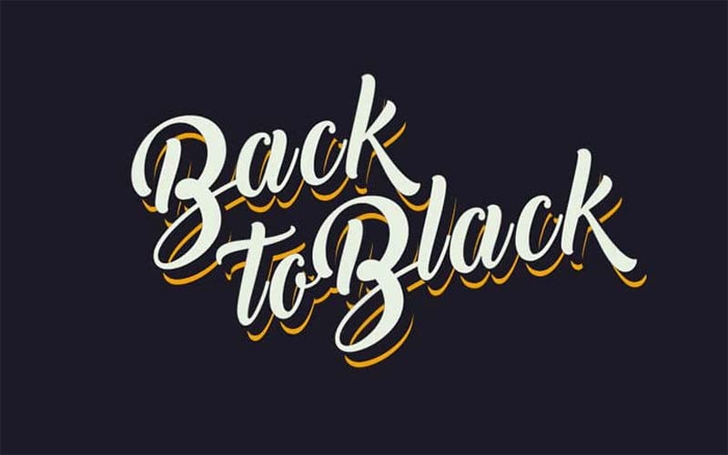 Back to Black Font Family Free Download