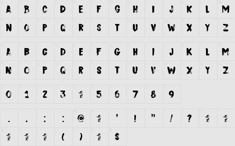 DK Sushi Bar Font Family Free Download