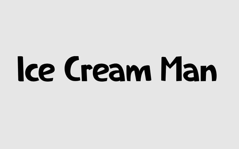 Ice Cream Man Font Family Free Download
