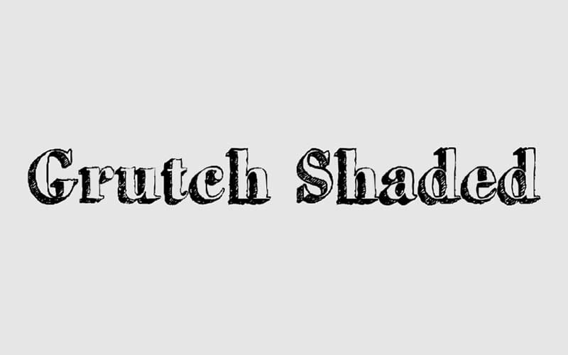 GrutchShaded Font Family Free Download