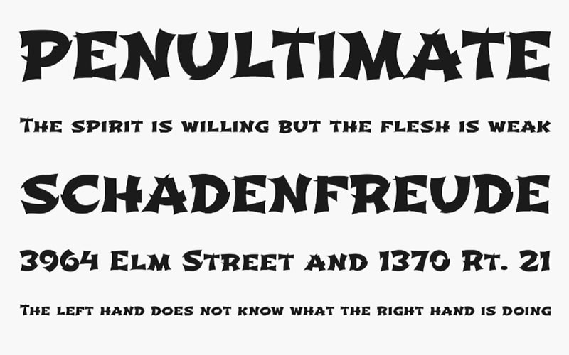 Shojumaru Font Family Free Download