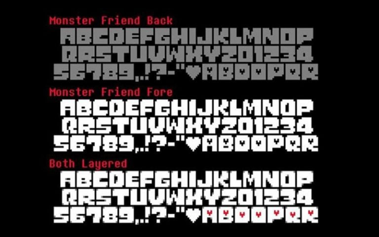 undertale font