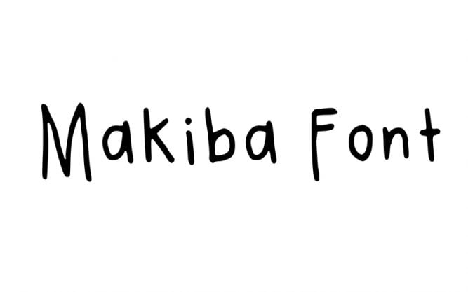 Makiba Font Family Free Download