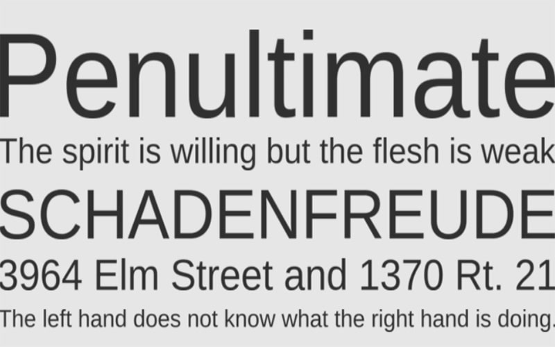 Arimo Font Free Family Download