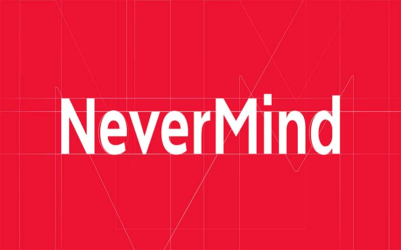 Nevermind Font Family Free Download
