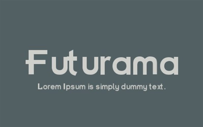 Futurama Font Family Download
