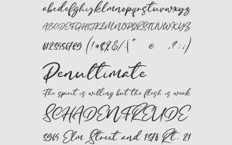 Amalfi Coast Script Font Free Download