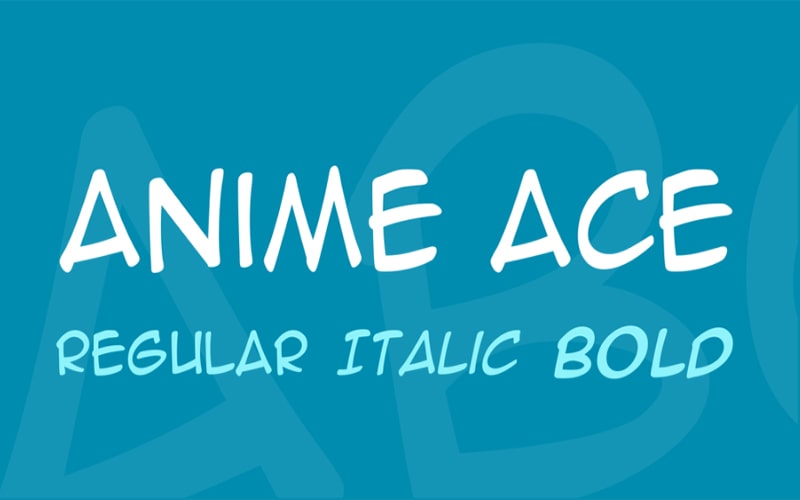 Anime Ace Font Free Download