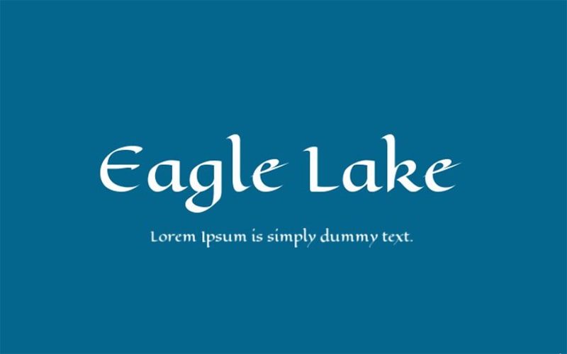 Eagle Lake Font Family Free Download