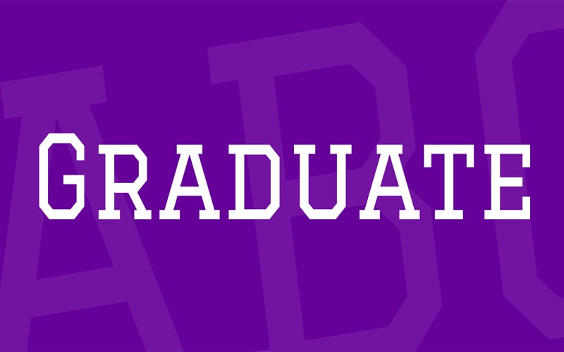 Graduate Font Family Download