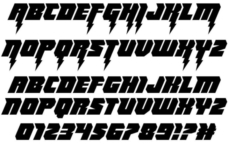 Thunder Font Free Download