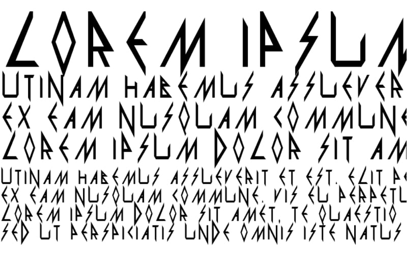 Def Leppard Font Free Family Download