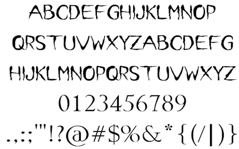 It Font Font Free Family Download