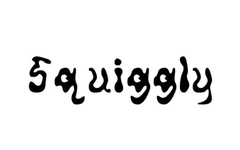 Squiggly Font Free Download