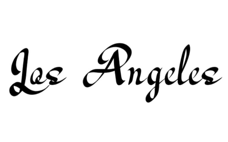 Los Angeles Font Free Download