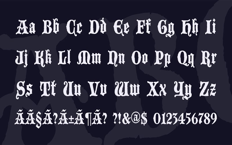 Blackwood Castle Font Free Download