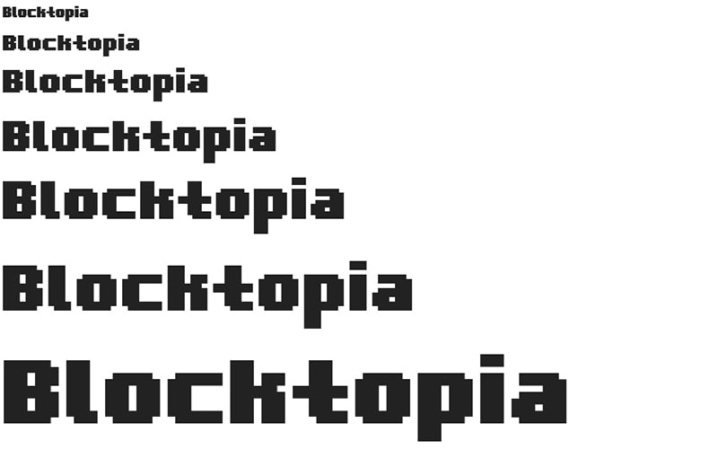 Blocktopia Font Free Download