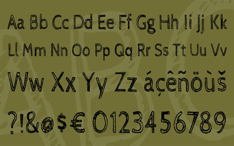 Cabin Sketch Font Family Free Download