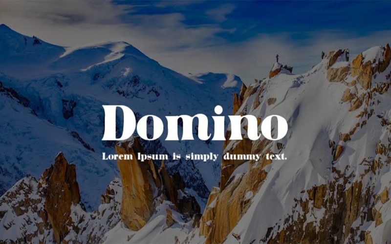 Domino Font Free Download