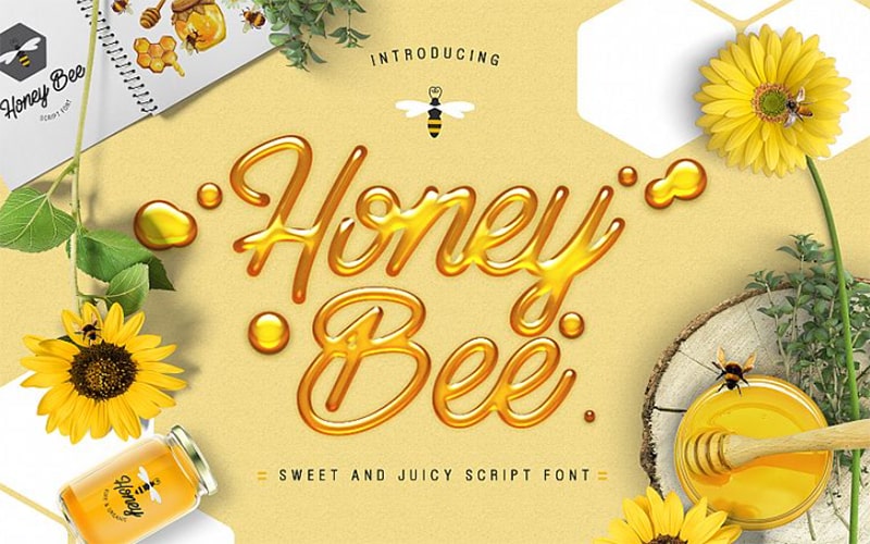 Honey Bee Font Family Download