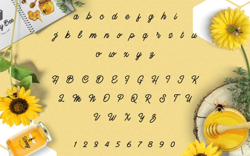 Honey Bee Font Free Family Download