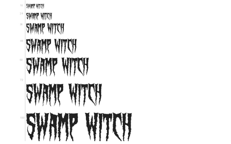 Swamp Witch Font Free Download