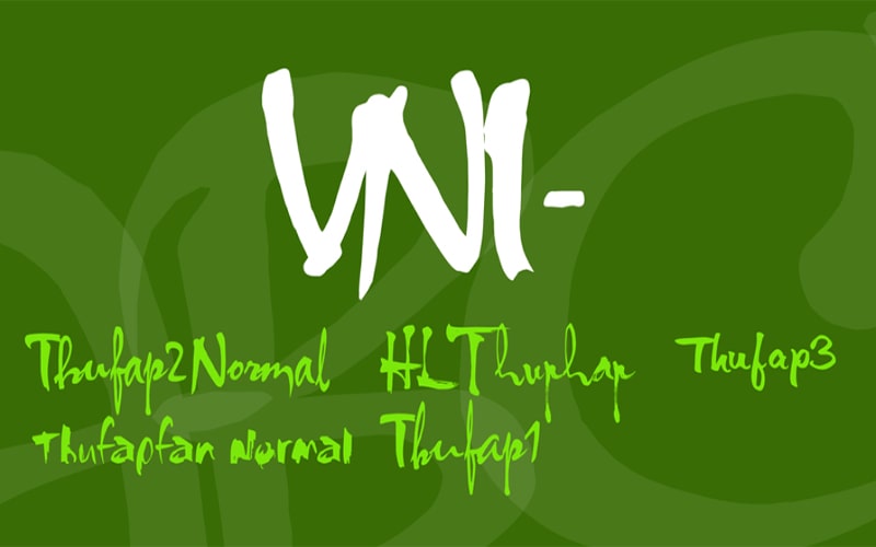 VNI Font Free Family Download