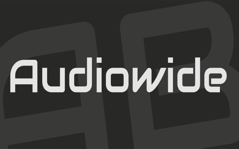 Audiowide Font Free Family Download