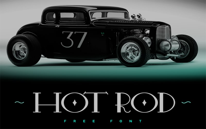 Hot Rod Font Family Free Download