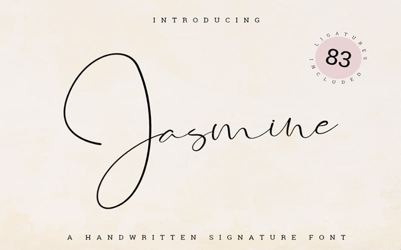 Jasmine Font Family Download