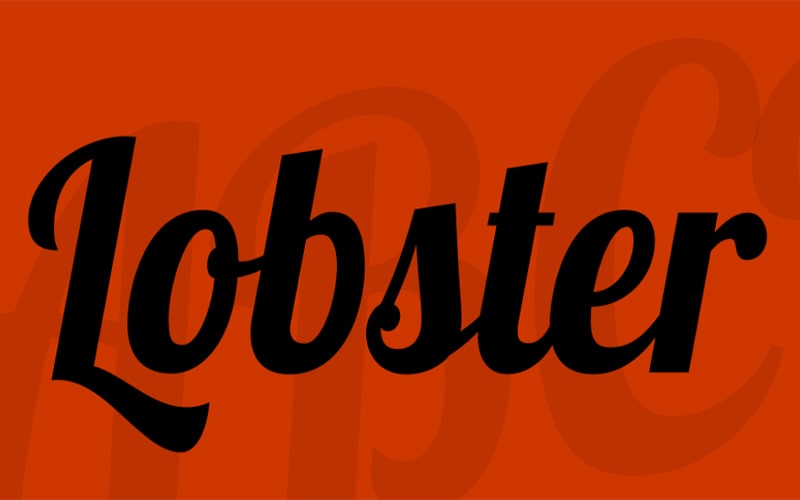 Lobster Font Family Free Download