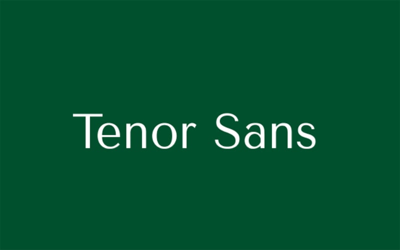 Tenor Sans Font Family Free Download