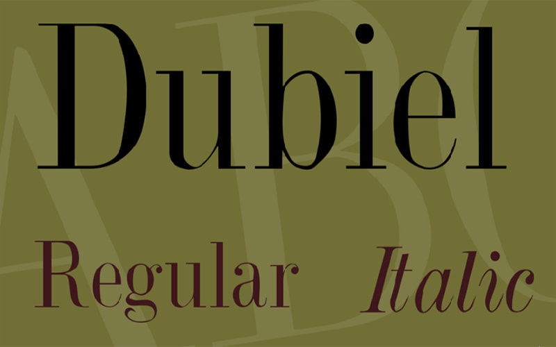 Dubiel Font Family Download